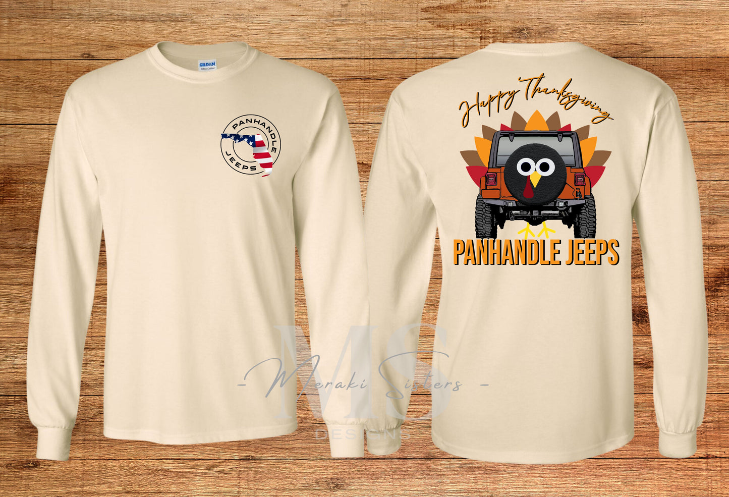 Panhandle Jeeps Thanksgiving Tee