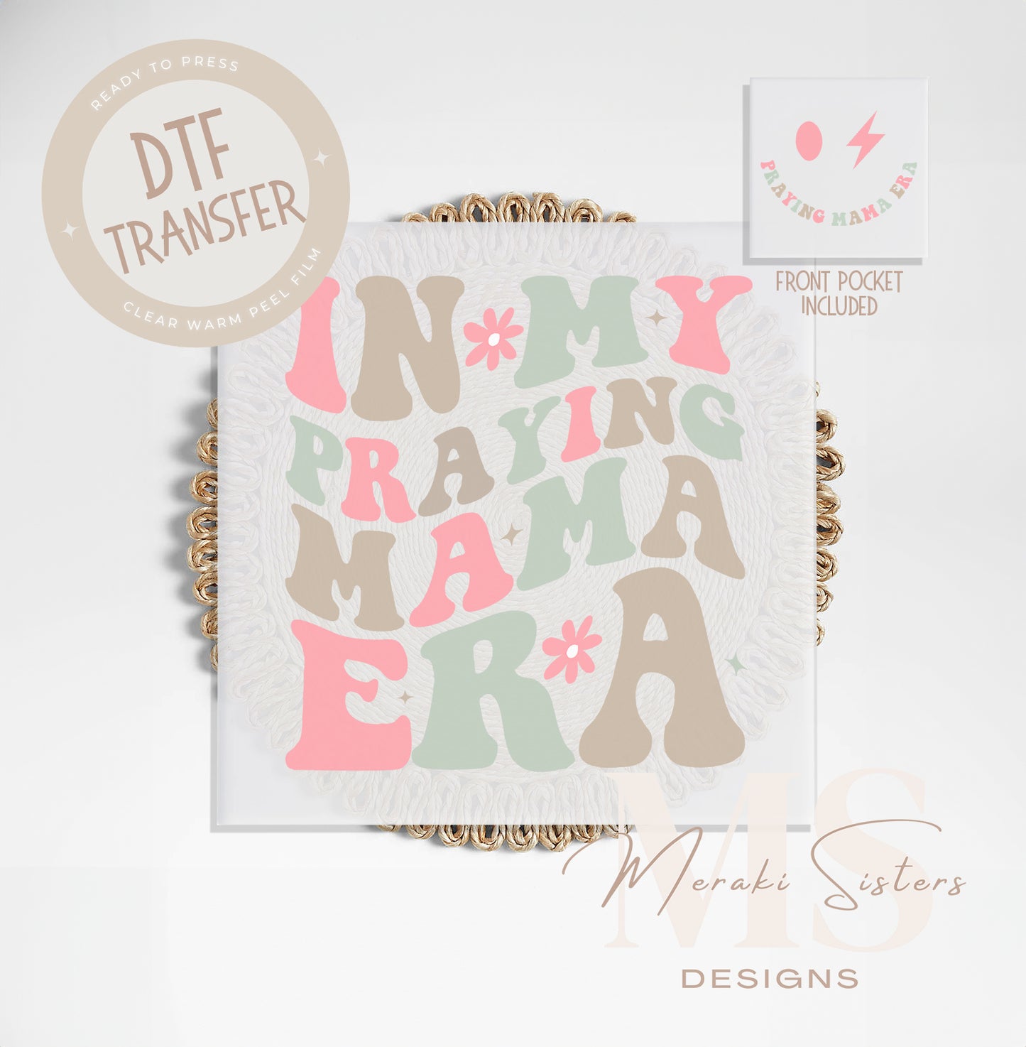 Praying Mama Era DTF Transfer