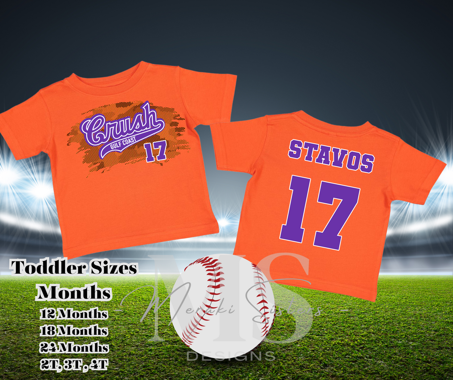 Toddler Orange Crush Tee