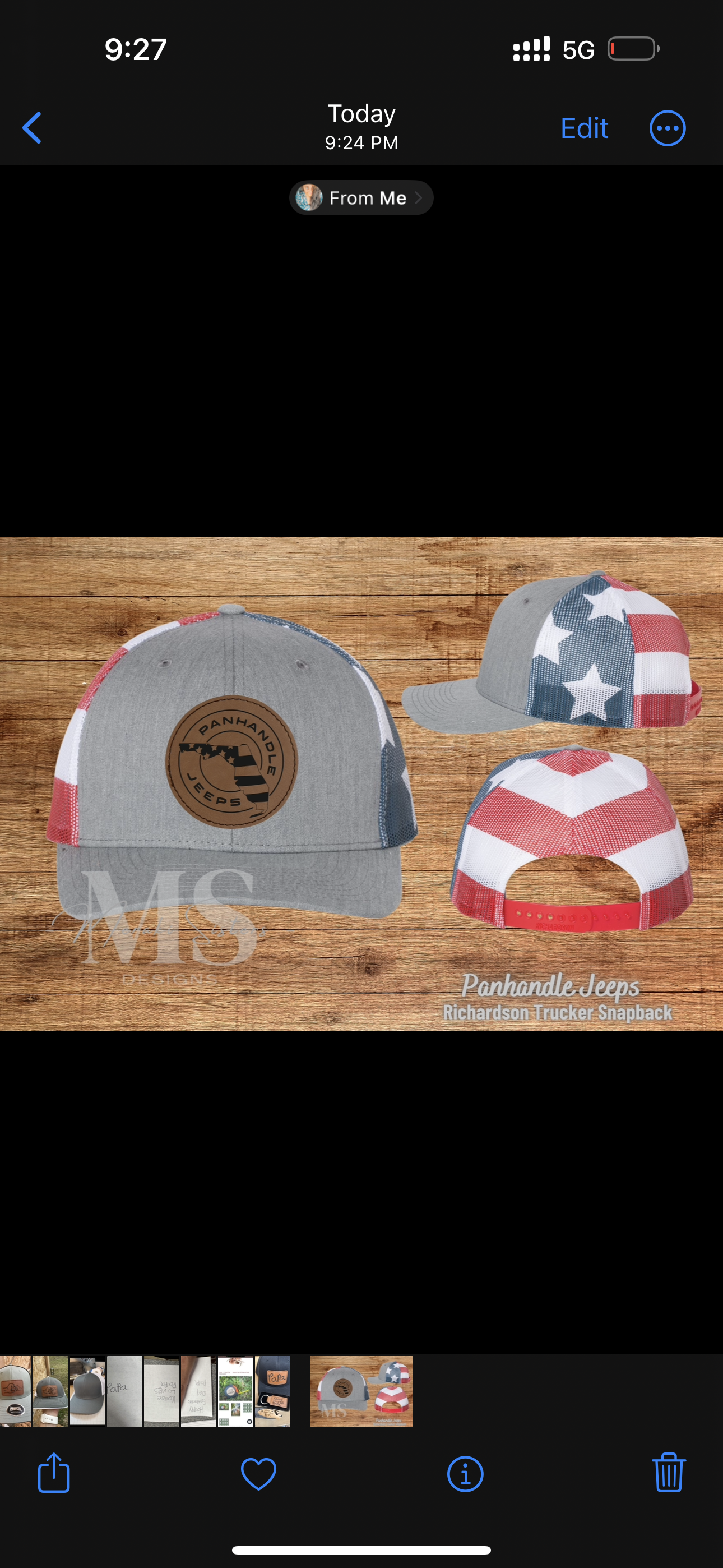 Panhandle Jeeps Flag Richardson Hat