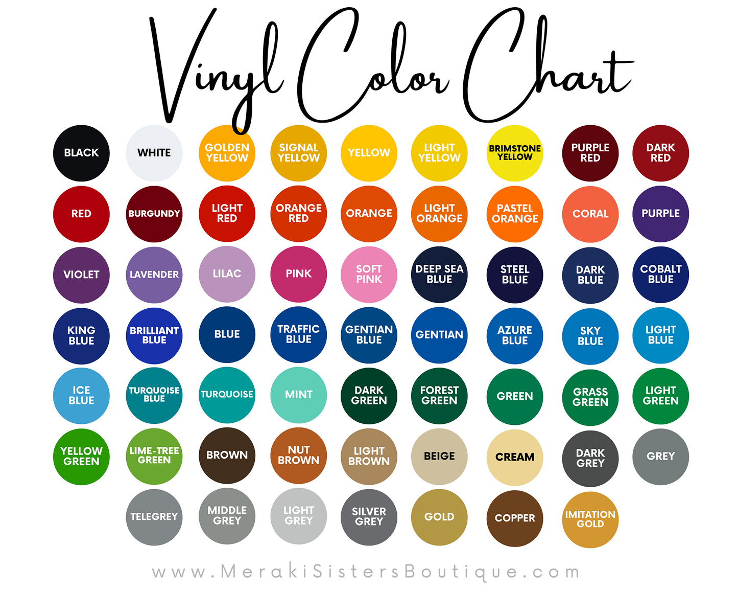 3 inch Monogram Decal