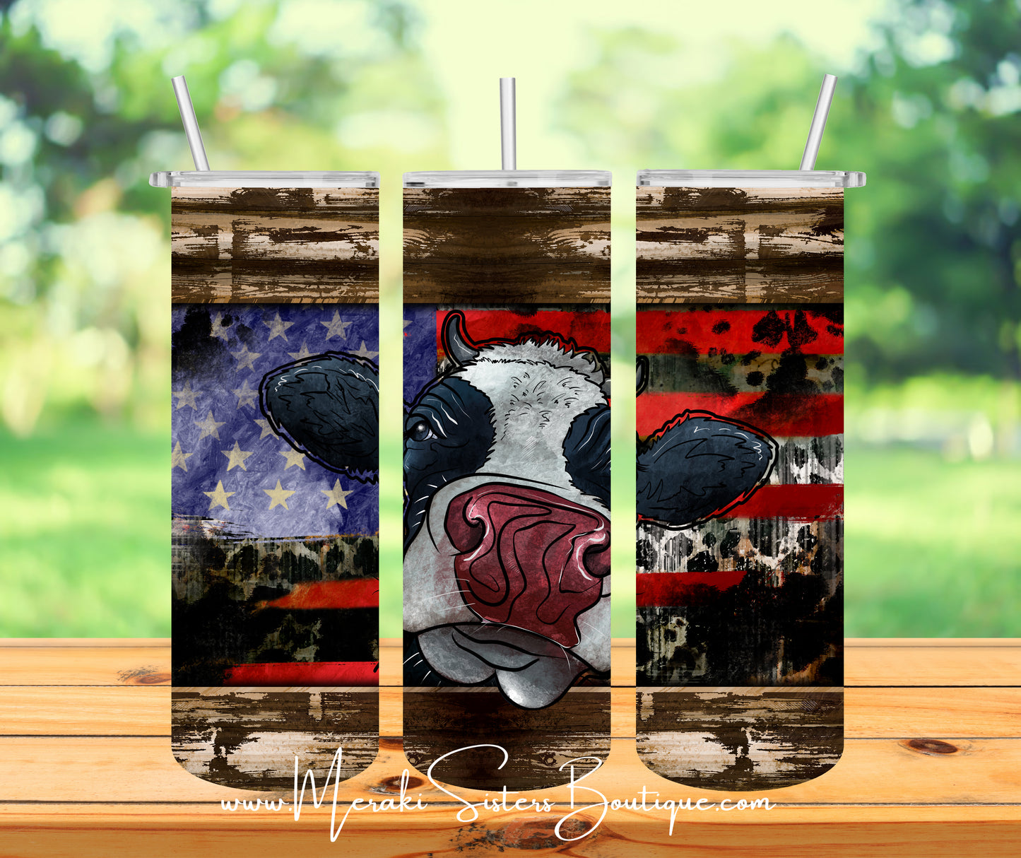 Cow Flag Tumbler