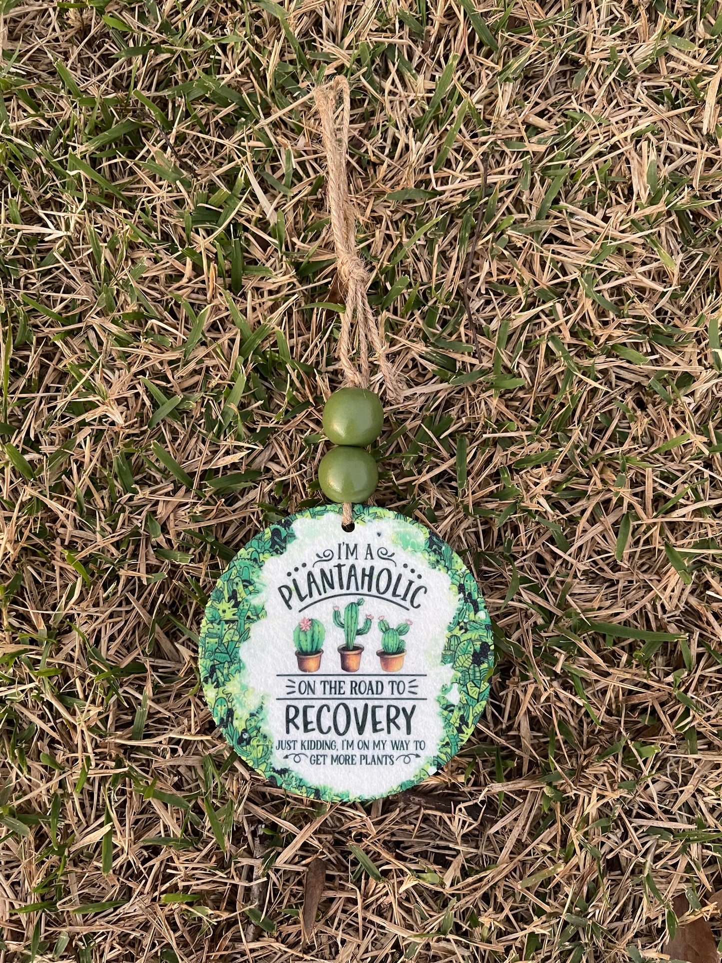 Plantaholic Felt Air Freshener