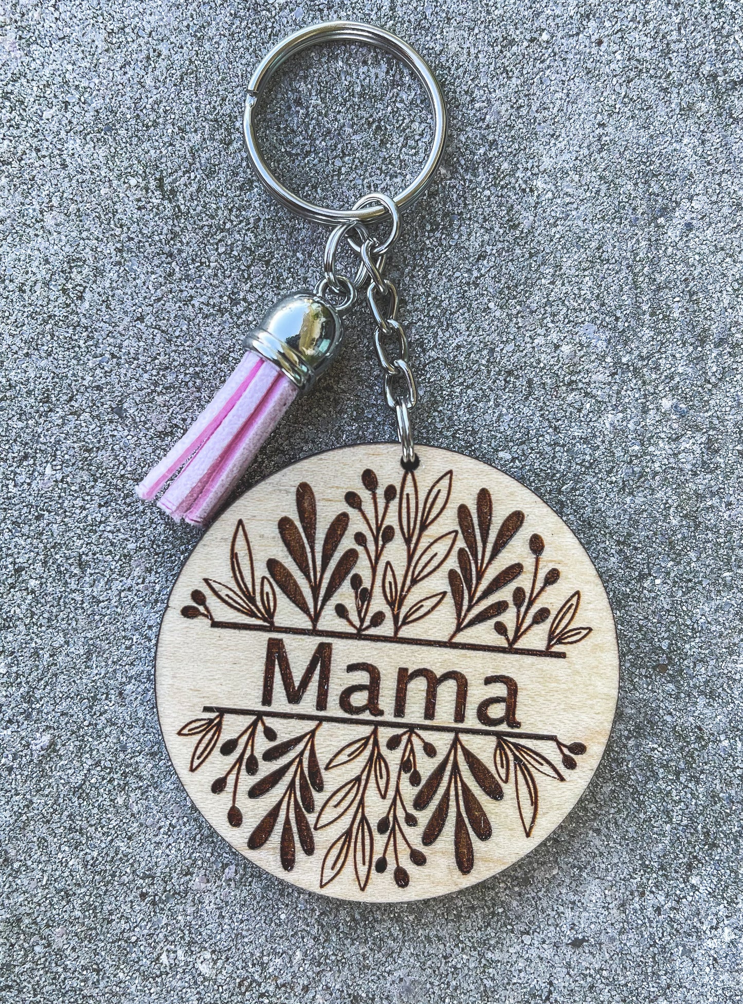 Mama Key Chain with Tassel