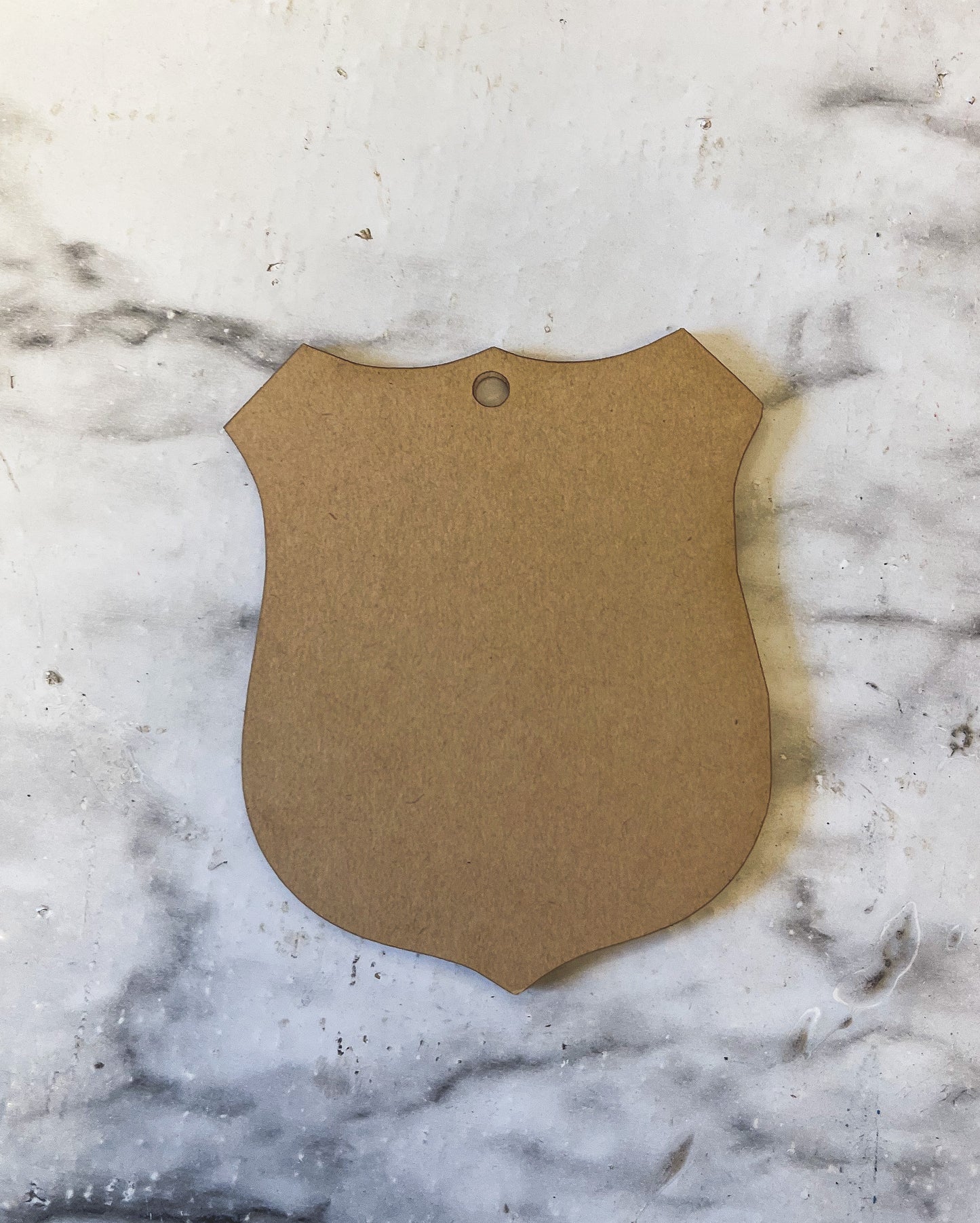 Clear Acrylic Police Badge