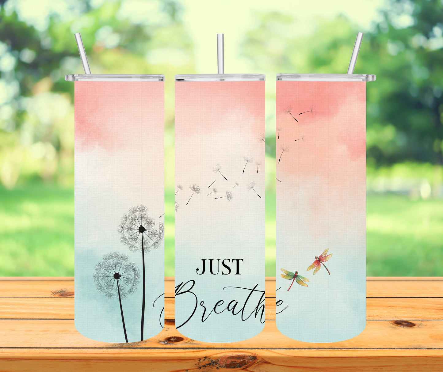 Just Breathe Tumbler