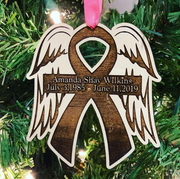 Ribbon Memorial Ornament