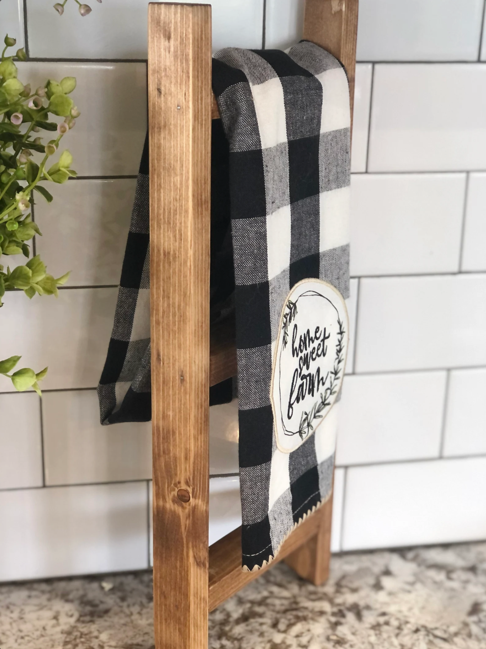 Mini Tea Towel Ladder