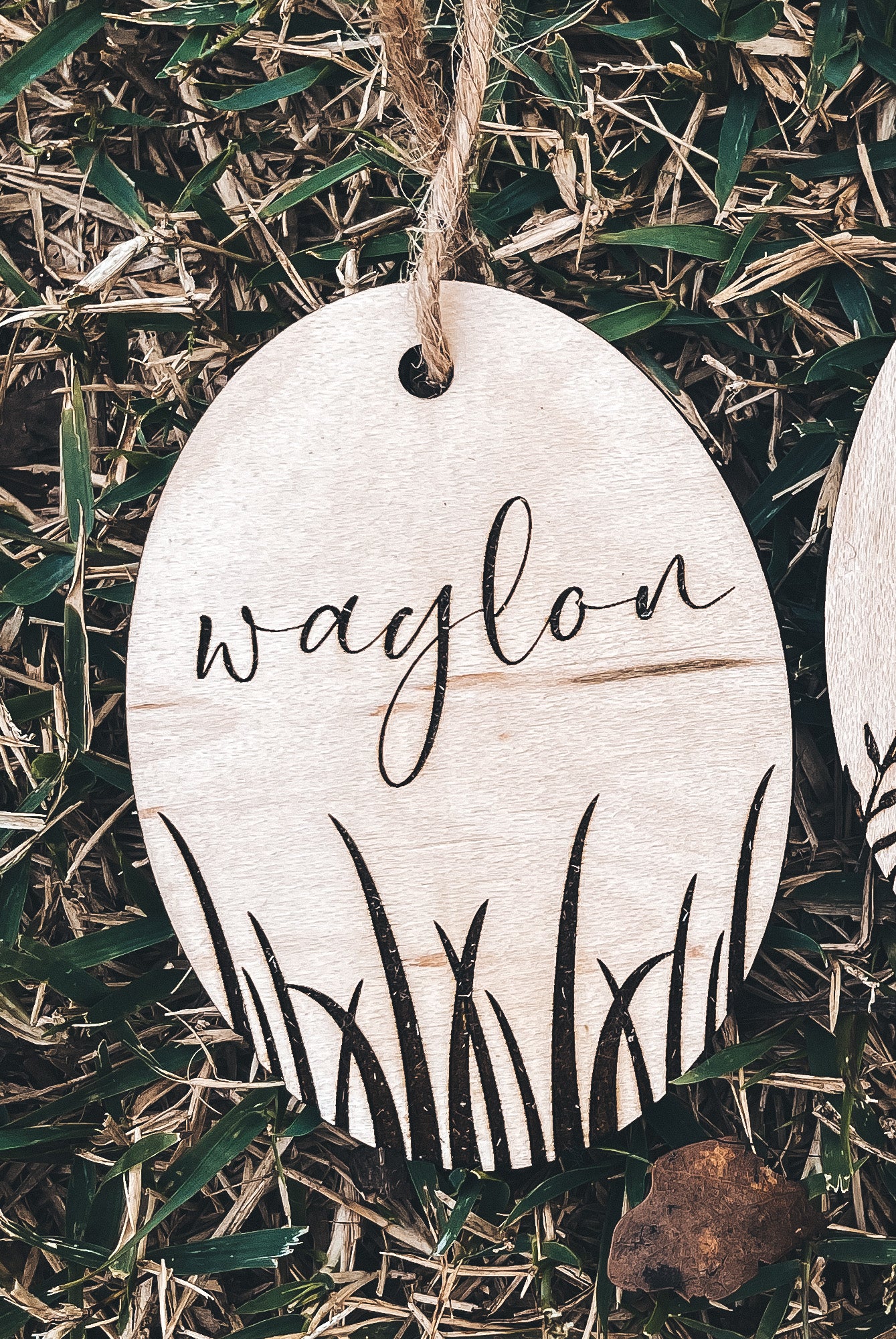 Oval Easter Basket Charm