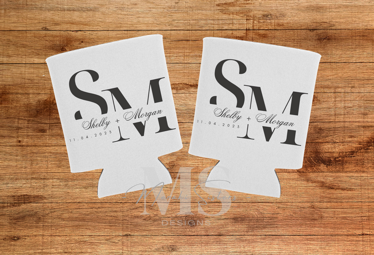 Shelby & Morgan Wedding Koozie
