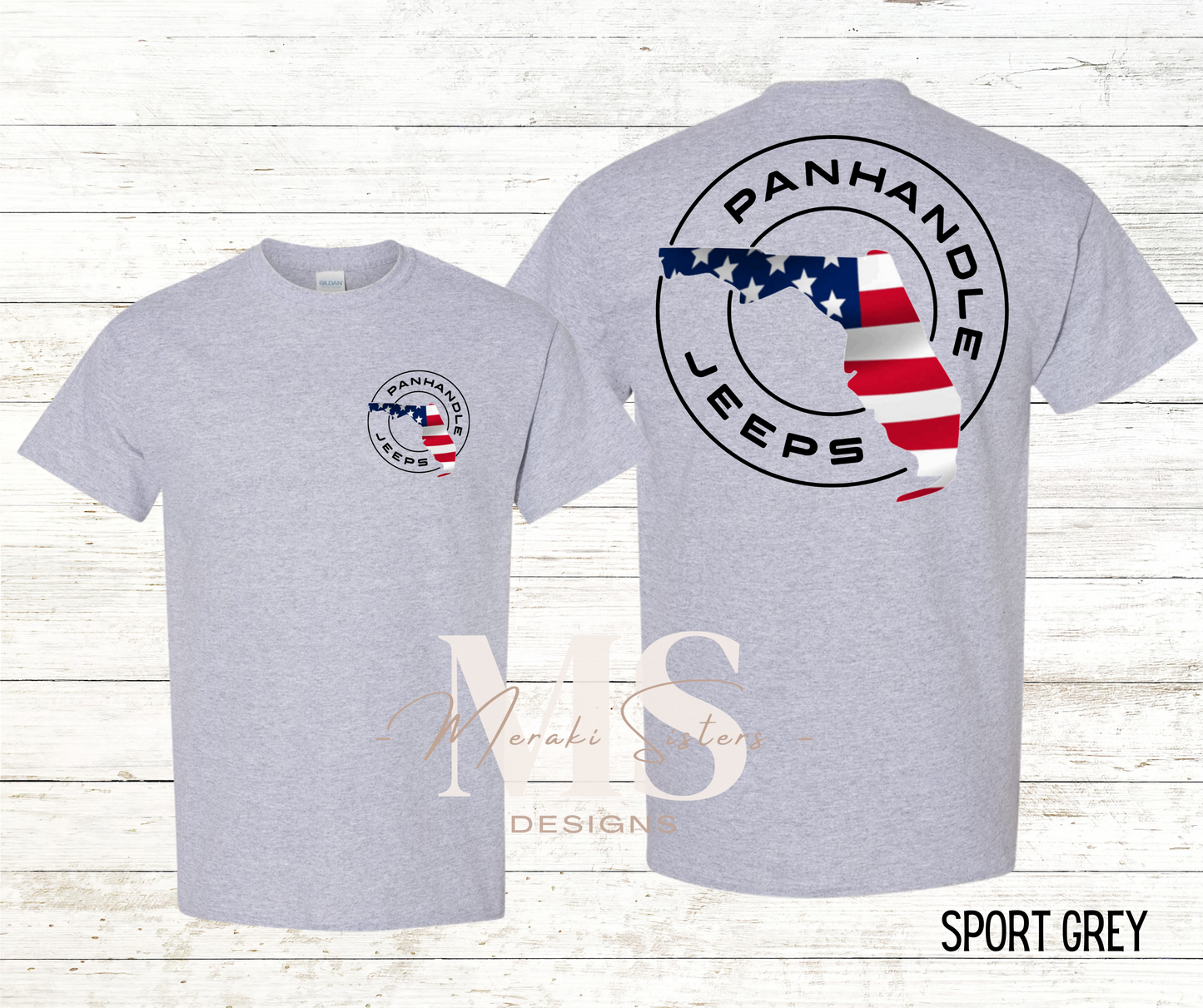 Panhandle Jeeps Logo Tee
