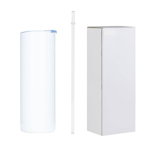 20 oz White Stainless Steel Tumbler for Sublimation