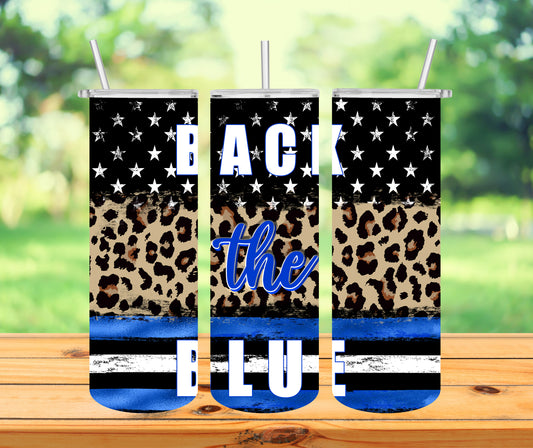 Back The Blue Tumbler