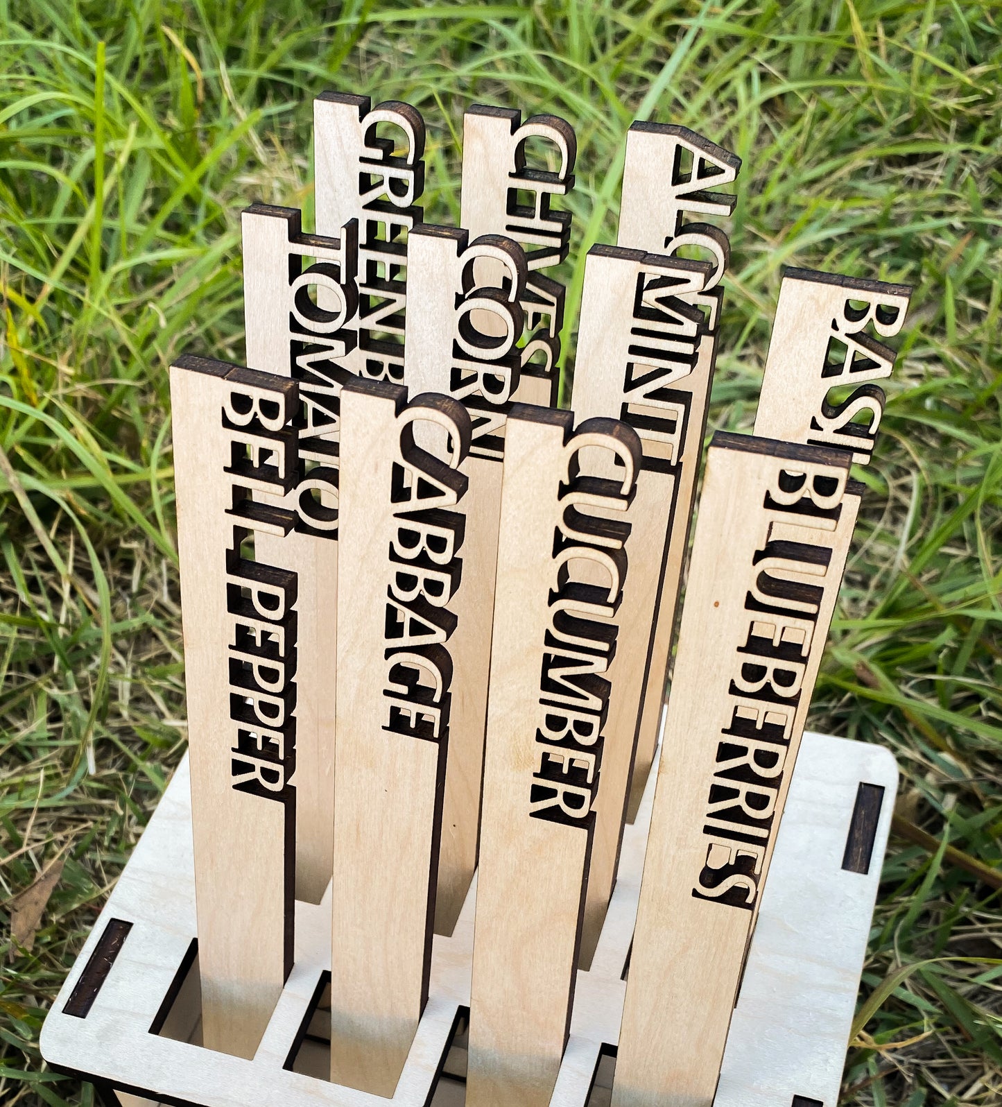 Wood Garden Markers