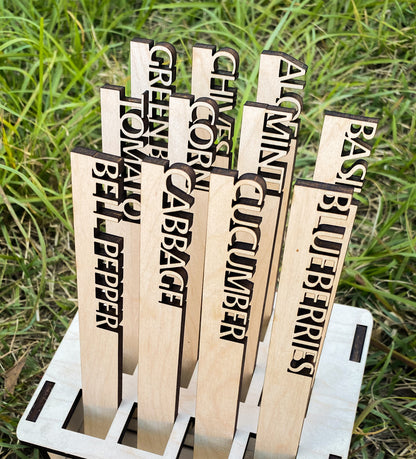 Wood Garden Markers