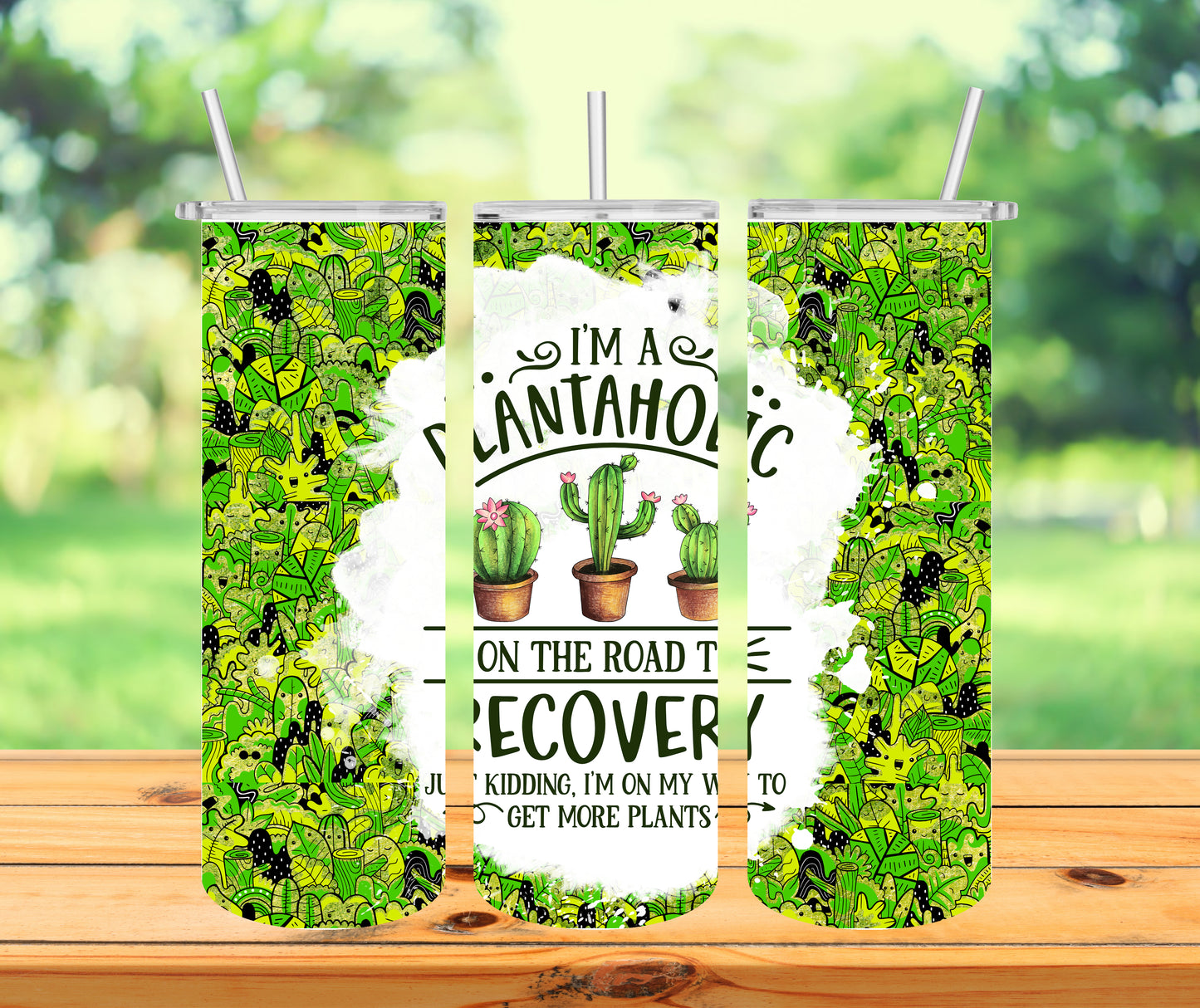 Plantaholic On The Road To Recovery Tumbler