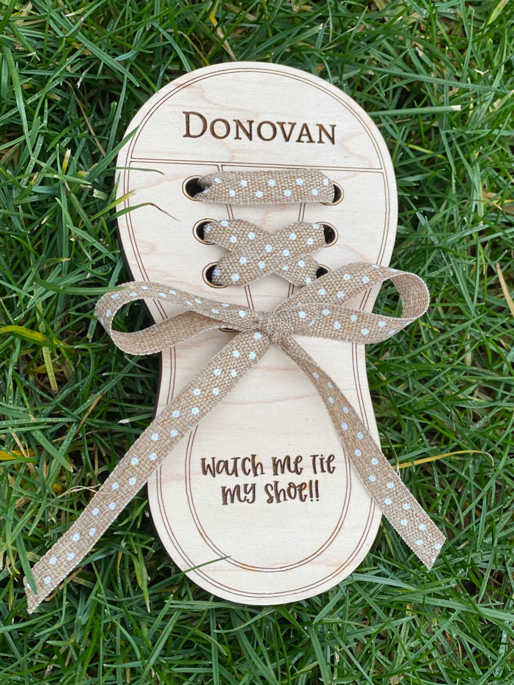 Watch Me Tie My Shoe Practice Shoe