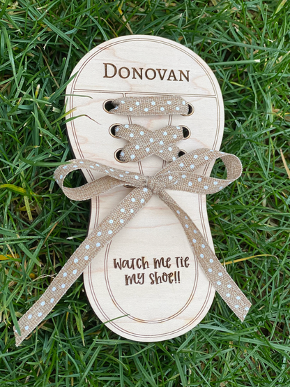 Watch Me Tie My Shoe Practice Shoe