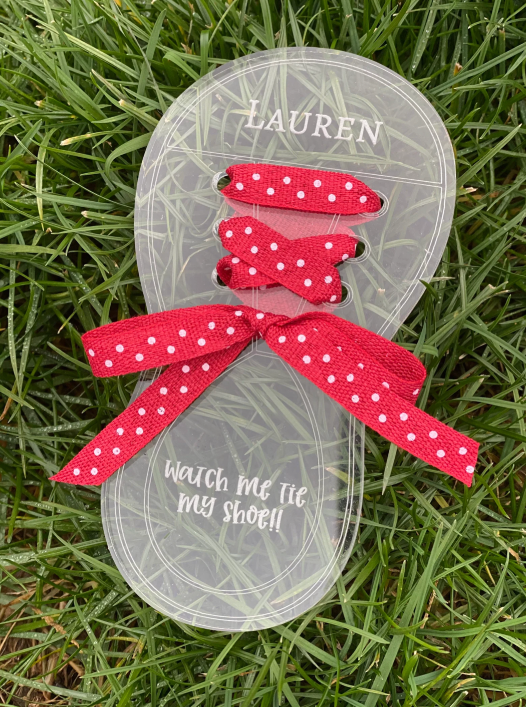 Watch Me Tie My Shoe Practice Shoe