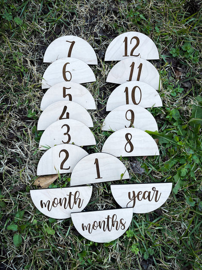 Interchangeable Floral Milestone Marker