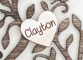 Heart Add On for Family Tree Sign